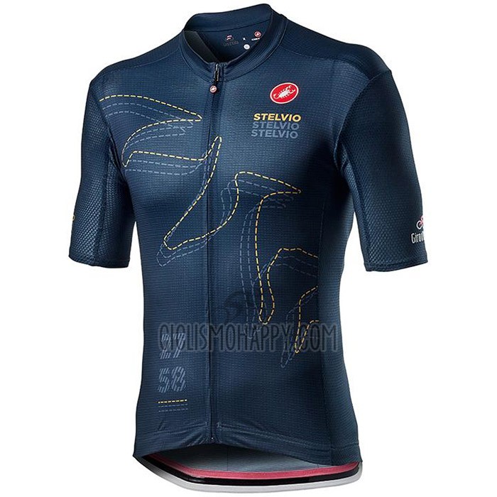 Giro D'italy Cycling Jersey Bib Short 2020 Men Short Sleeve Dark Blue